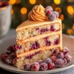 Cranberry Orange Layer Cake with Citrus Buttercream