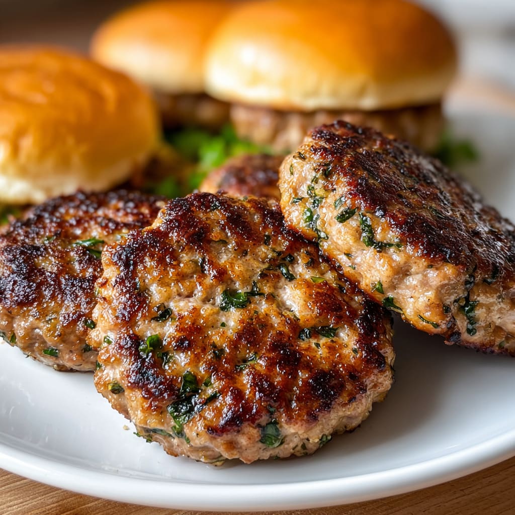 Juicy Ground Turkey Burgers