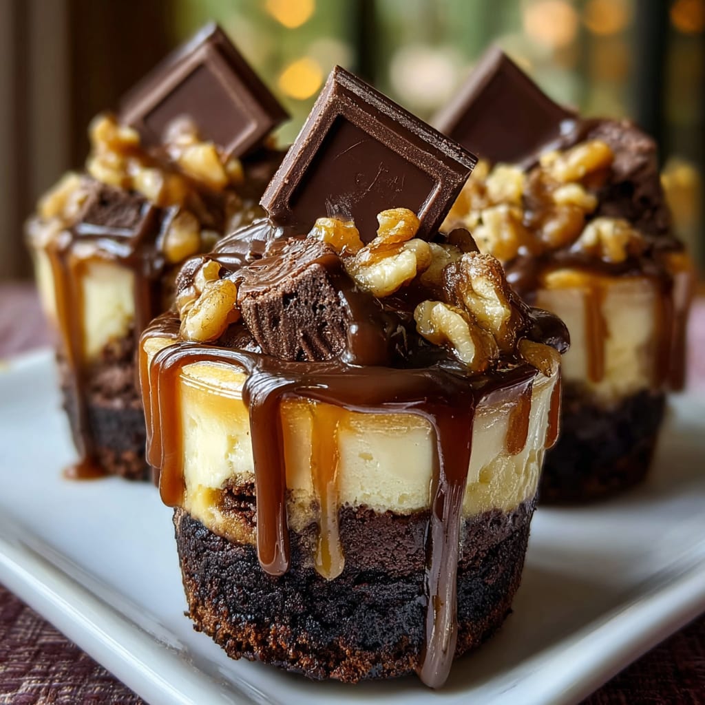 Loaded Brownie Cheesecake Cup