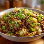 Low-Carb Mongolian Ground Beef and Cabbage Delights You!