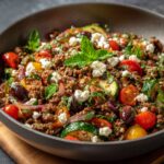Mediterranean Ground Beef Stir-Fry