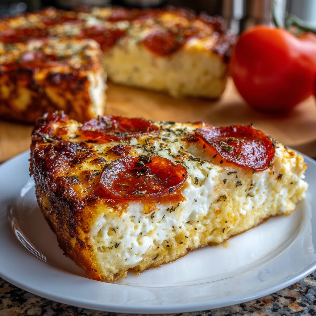 Pizza Style Cottage Cheese Bake