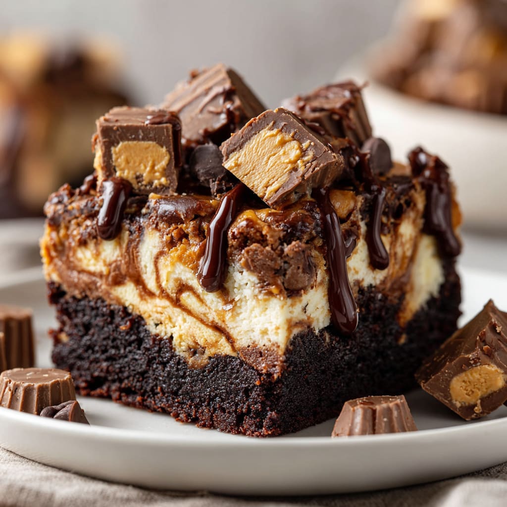 Reese’s Earthquake Cake