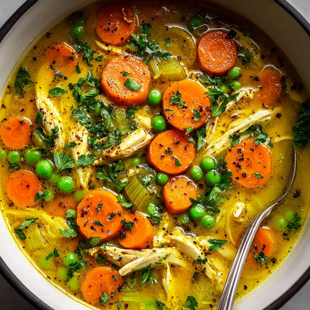 ANTI INFLAMMATORY TURMERIC CHICKEN SOUP