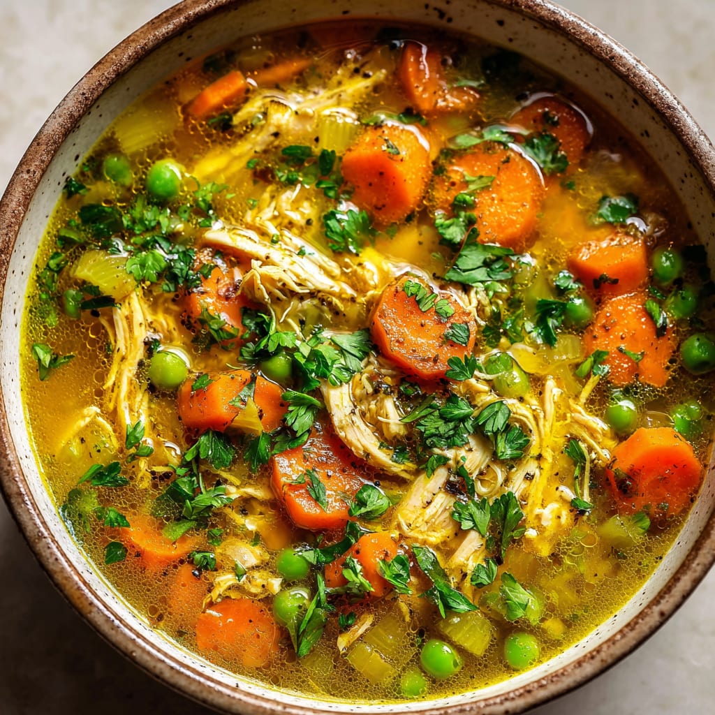 ANTI INFLAMMATORY TURMERIC CHICKEN SOUP