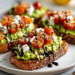 Avocado Toast with Feta and Cherry Tomatoes