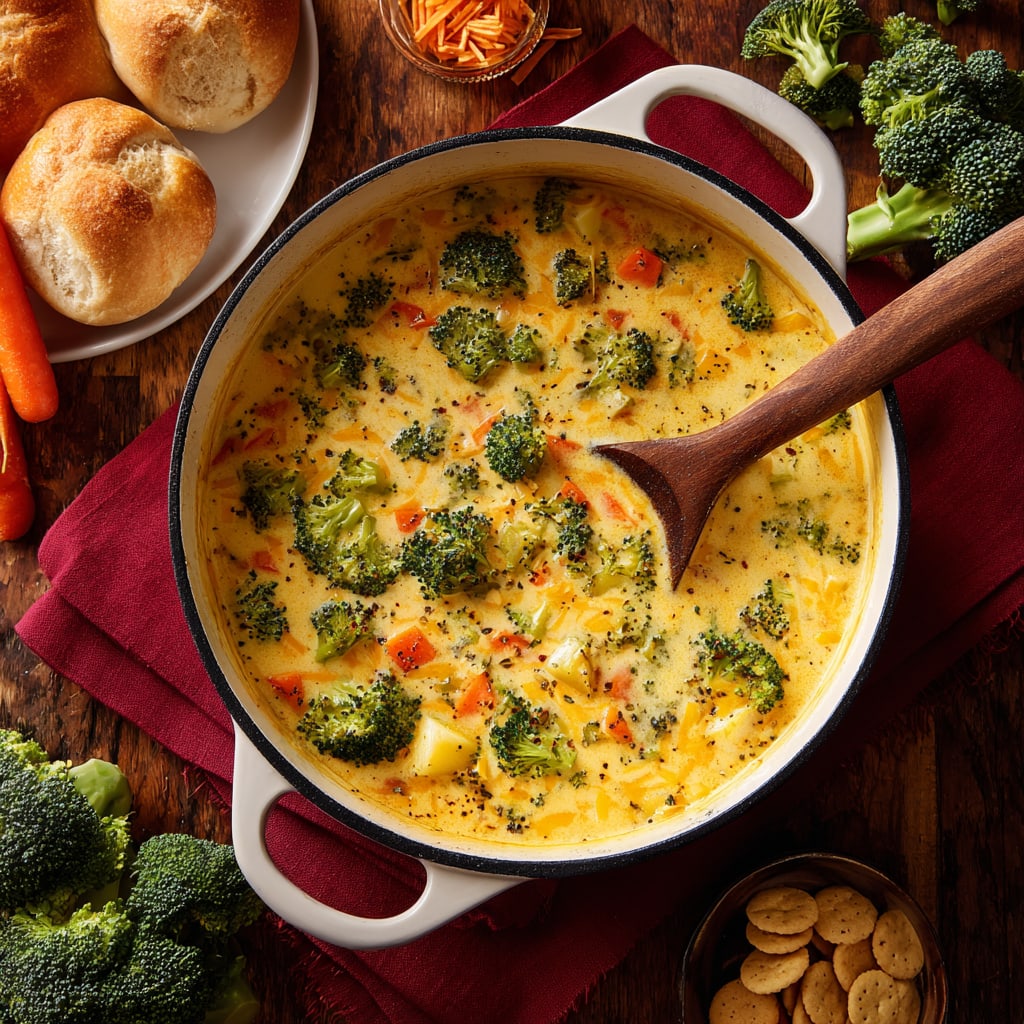 Cheddar Broccoli Potato Soup