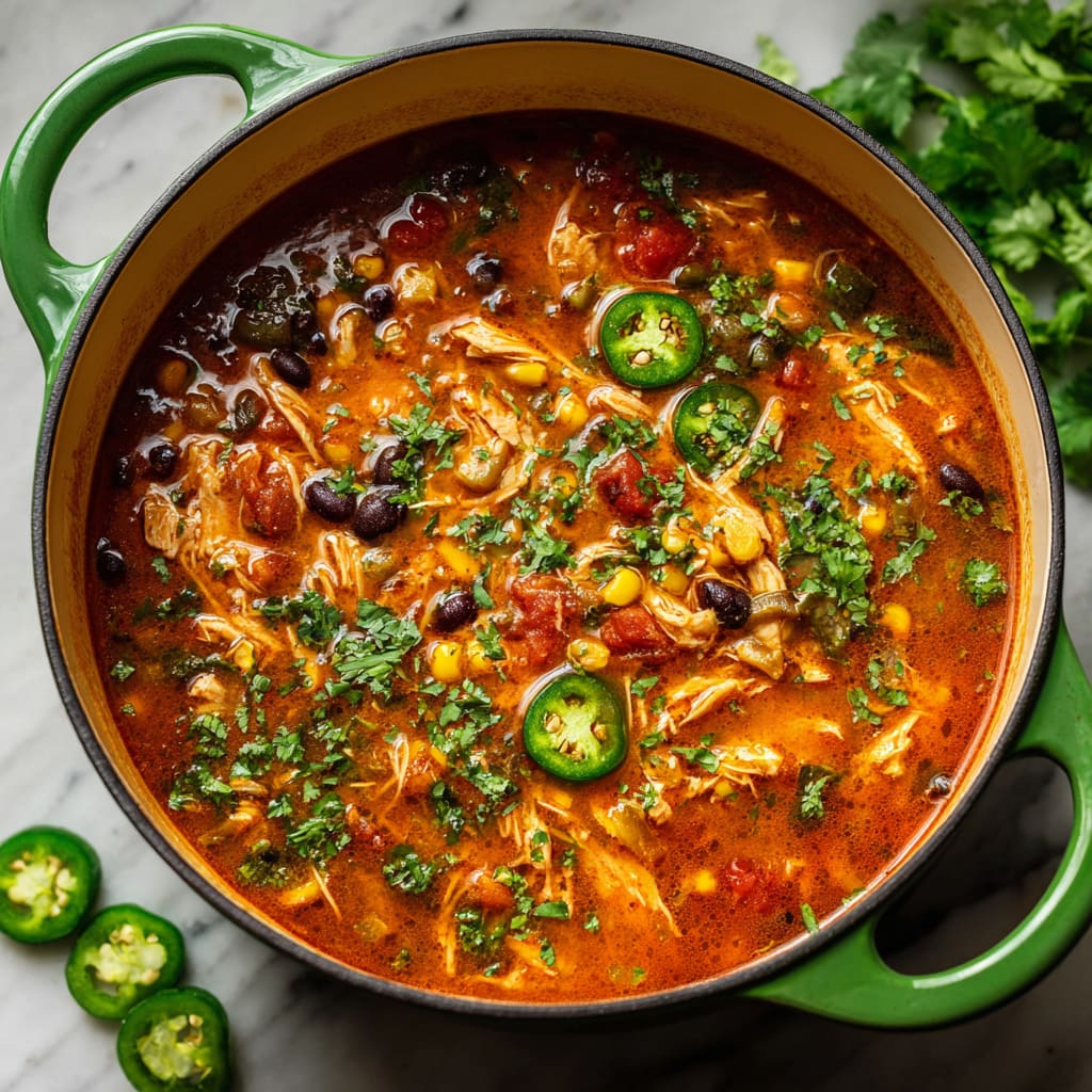 Chicken Enchilada Soup