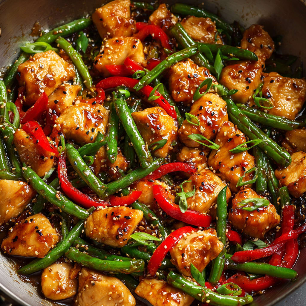 Chicken and Green Bean Stir Fry