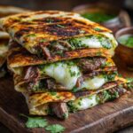 Chimichurri Grilled Steak Quesadilla