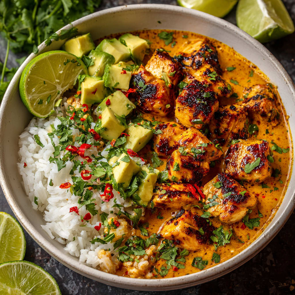 Coconut Chicken Rice Bowl