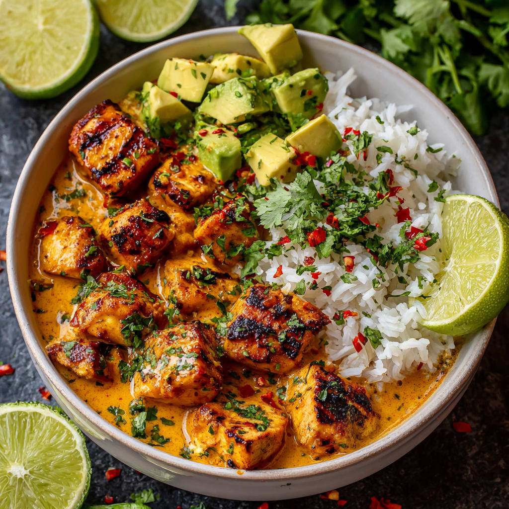 Coconut Chicken Rice Bowl
