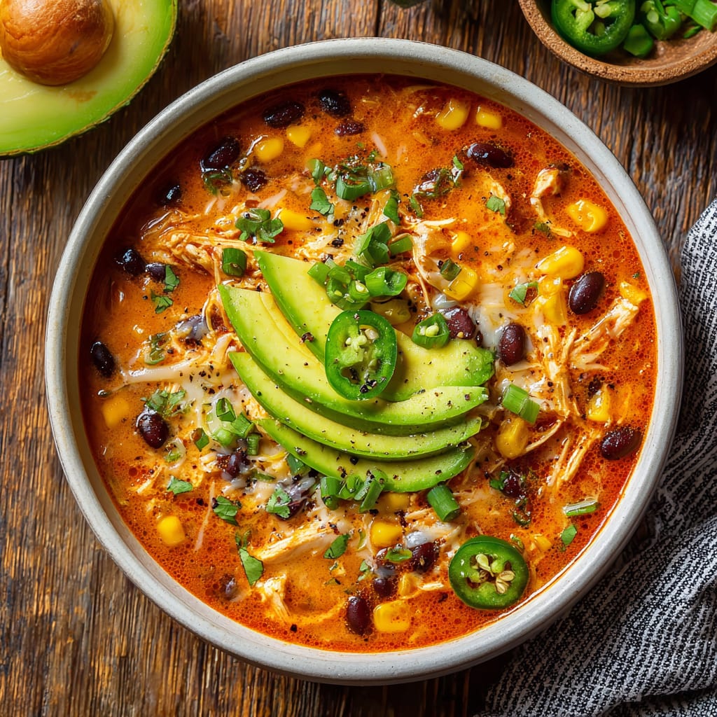 Creamy Chicken Enchilada Soup