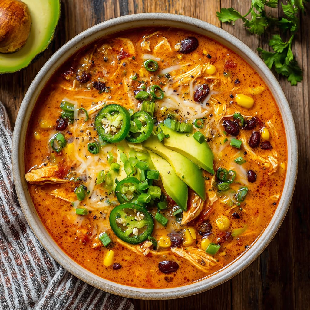 Creamy Chicken Enchilada Soup