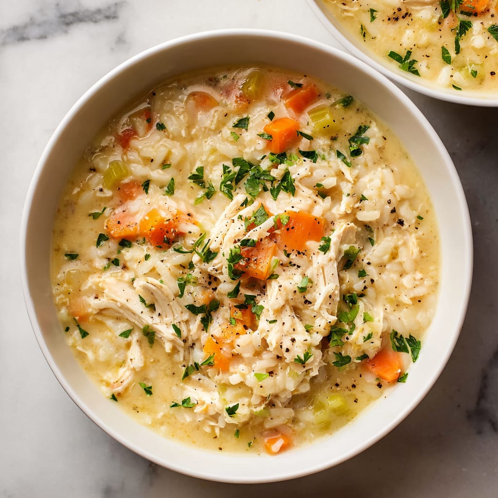 Creamy Chicken and Rice Soup