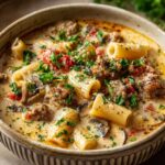 Creamy Parmesan Italian Sausage Soup