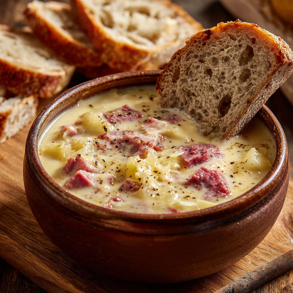 Creamy Reuben Soup Delight