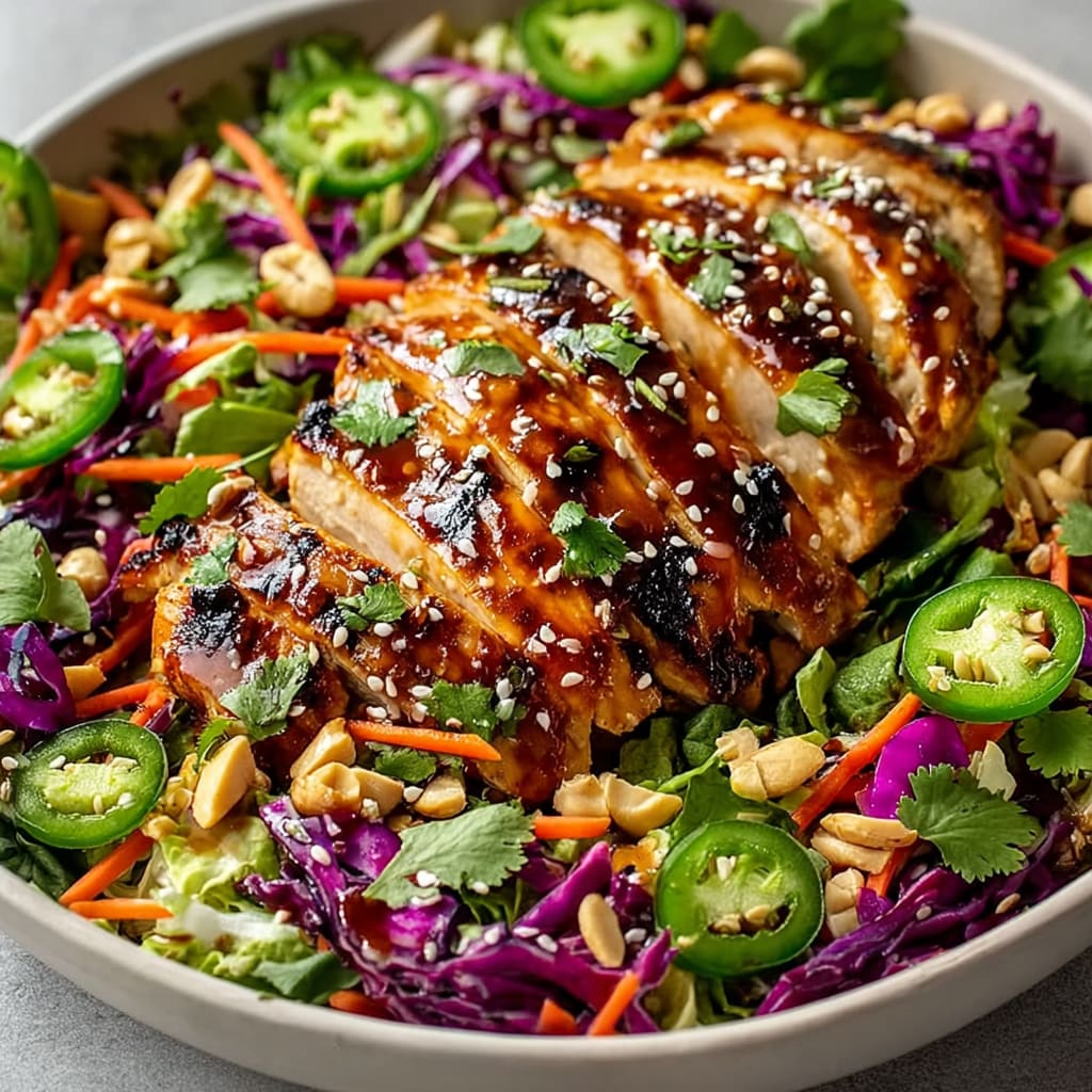 Crunchy Asian Sesame Chicken Salad