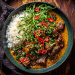 Curried Beef & Mushrooms
