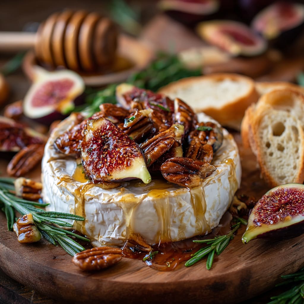 Fig and Pecan Baked Brie