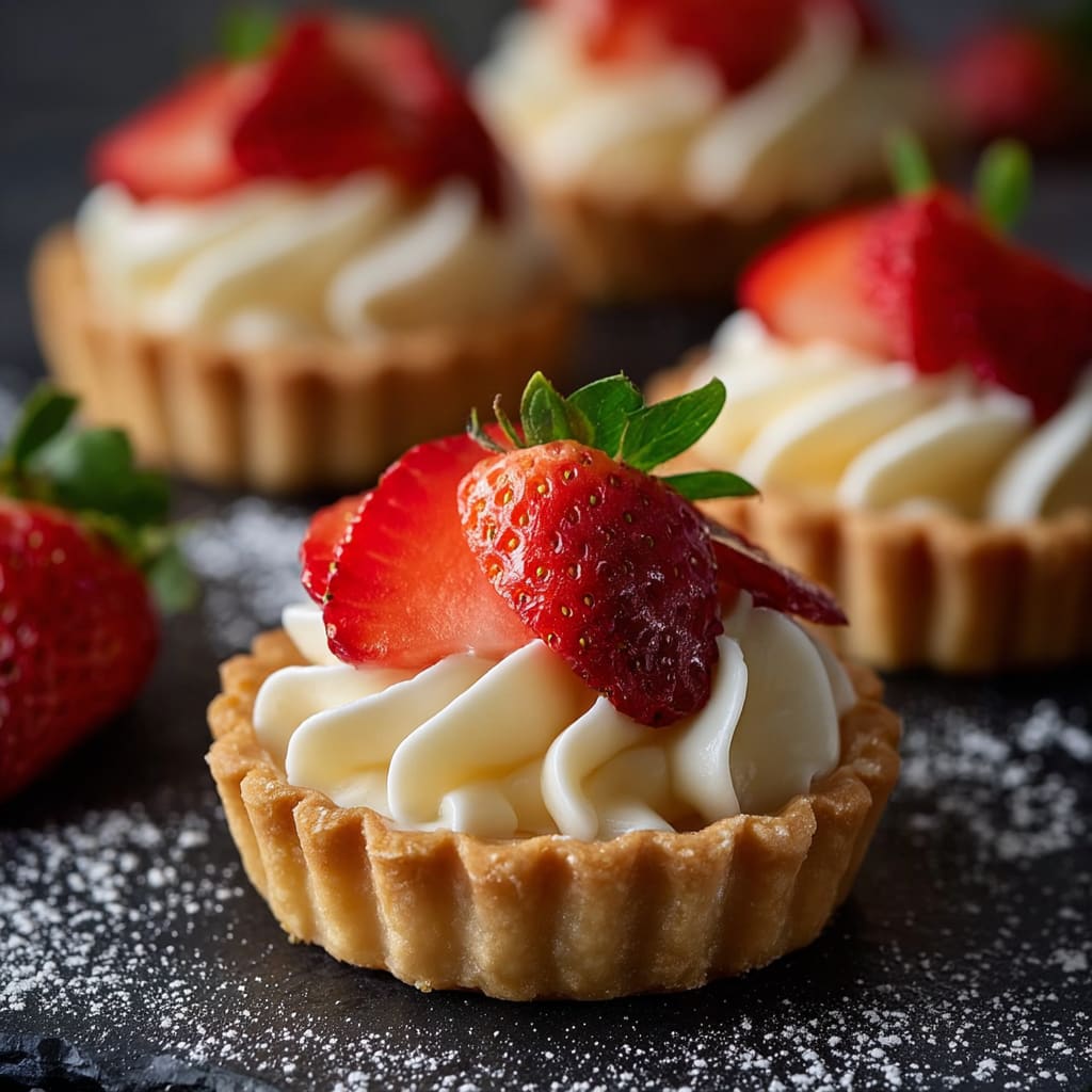 Fresh and Delicious Strawberry Tartlets Recipe