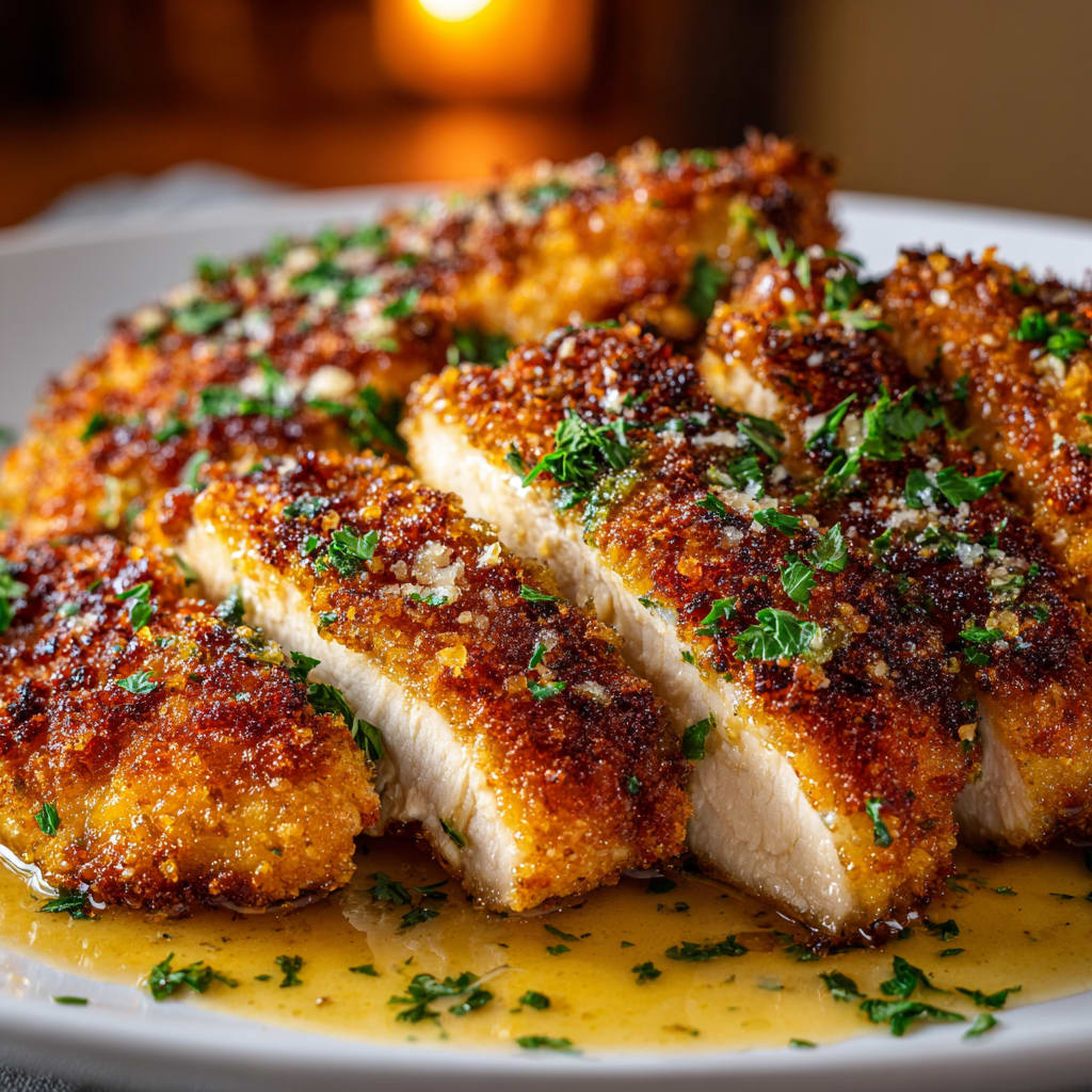 Garlic Parmesan Crusted Chicken