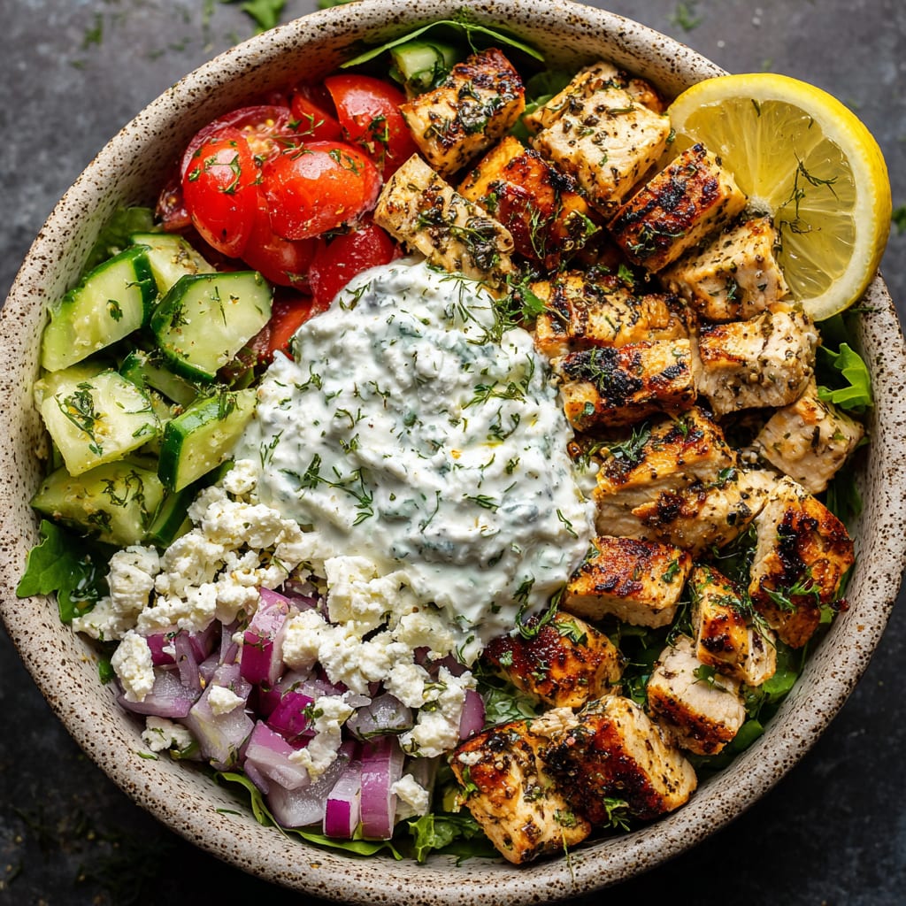 Greek Chicken Bowls