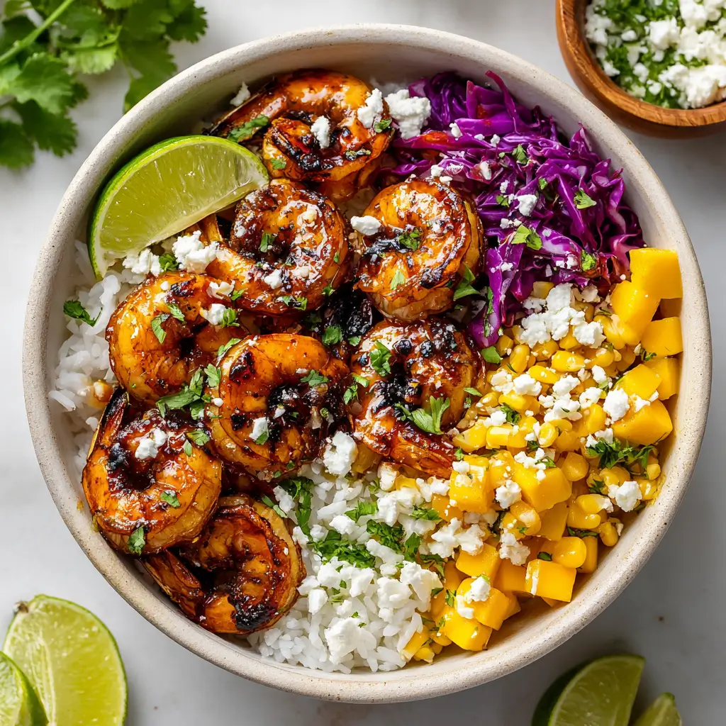 Hawaiian Shrimp Taco Bowls