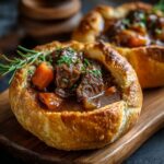 Hearty Beef Stew in Bread Bowls