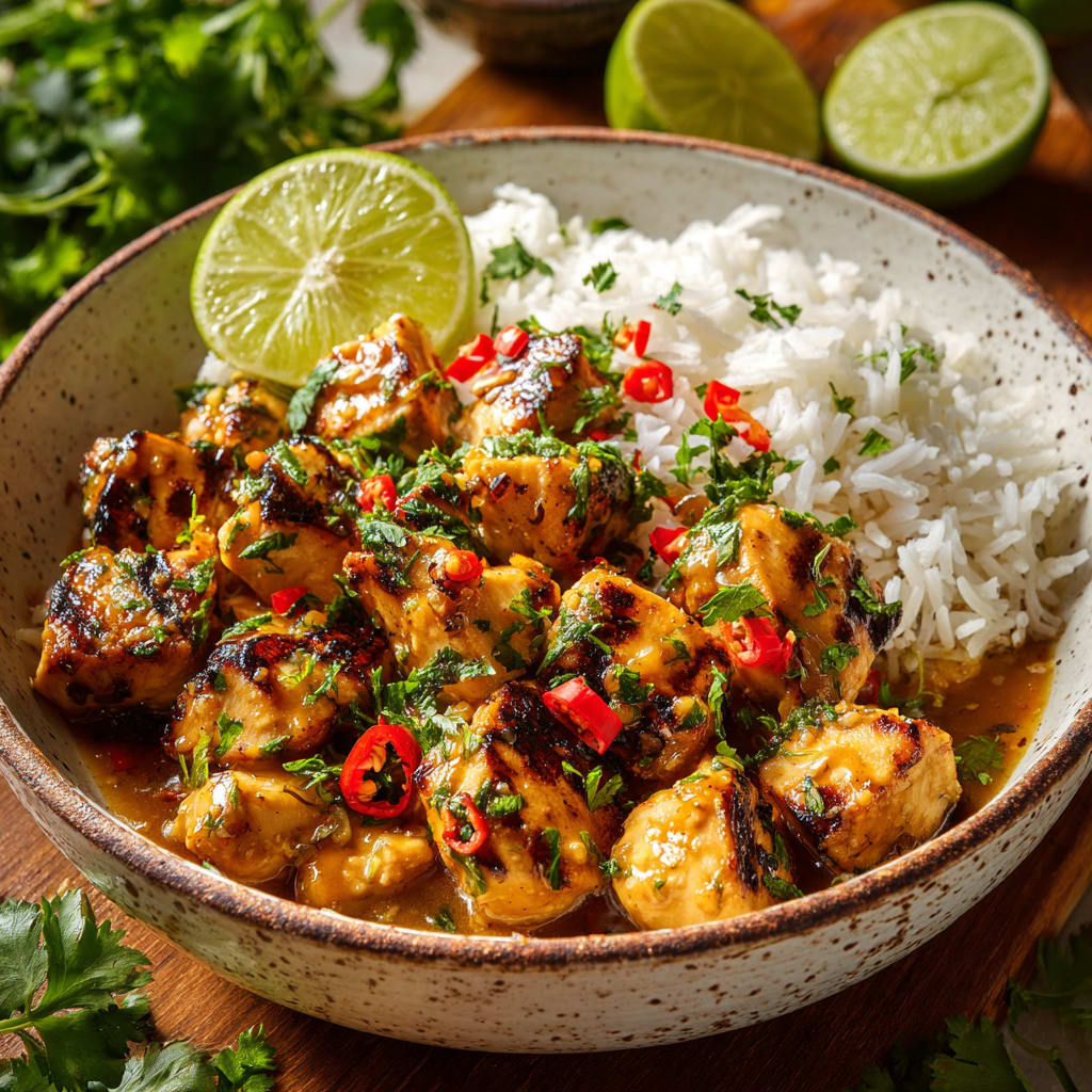 Irresistible Thai Peanut Chicken