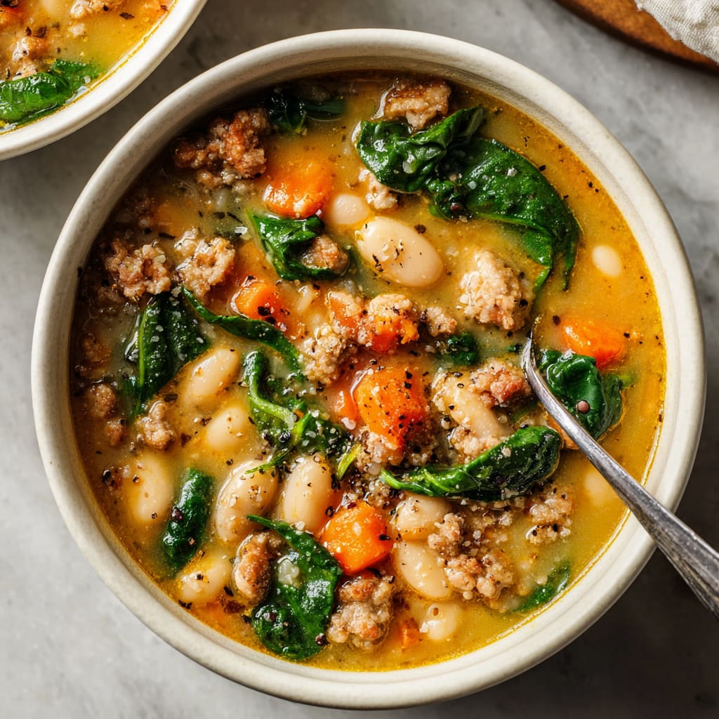Italian Sausage White Bean Soup