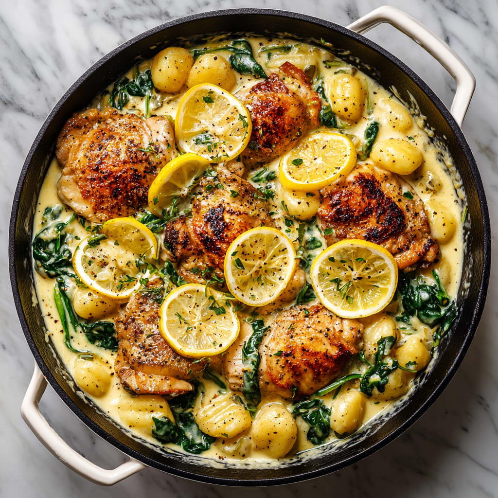 Lemon Chicken Gnocchi