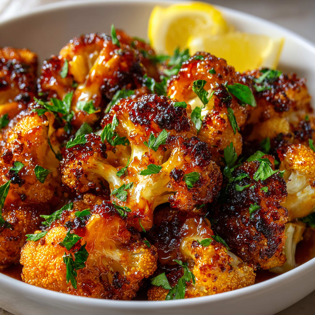 Maple Sriracha Cauliflower Bliss
