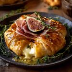 Prosciutto Wrapped Baked Brie in Pastry