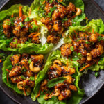 Savory Chicken Lettuce Wraps with Thai Chili Sauce