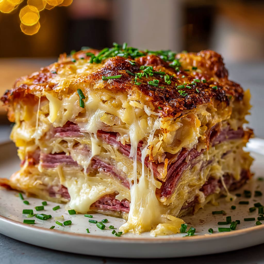 Savory Reuben Bake