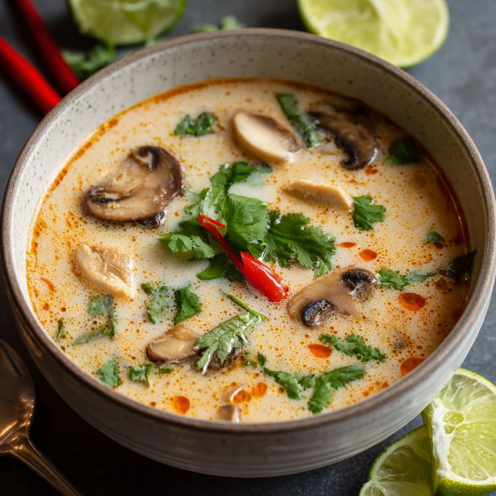 Slow Cooker Tom Kha Soup