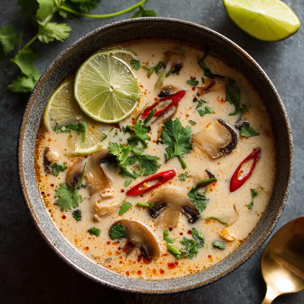 Slow Cooker Tom Kha Soup