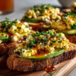 Spicy Chili Butter Avocado Toast with Eggs