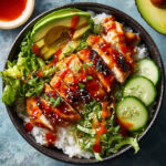 Spicy Honey Ginger Chicken Bowls