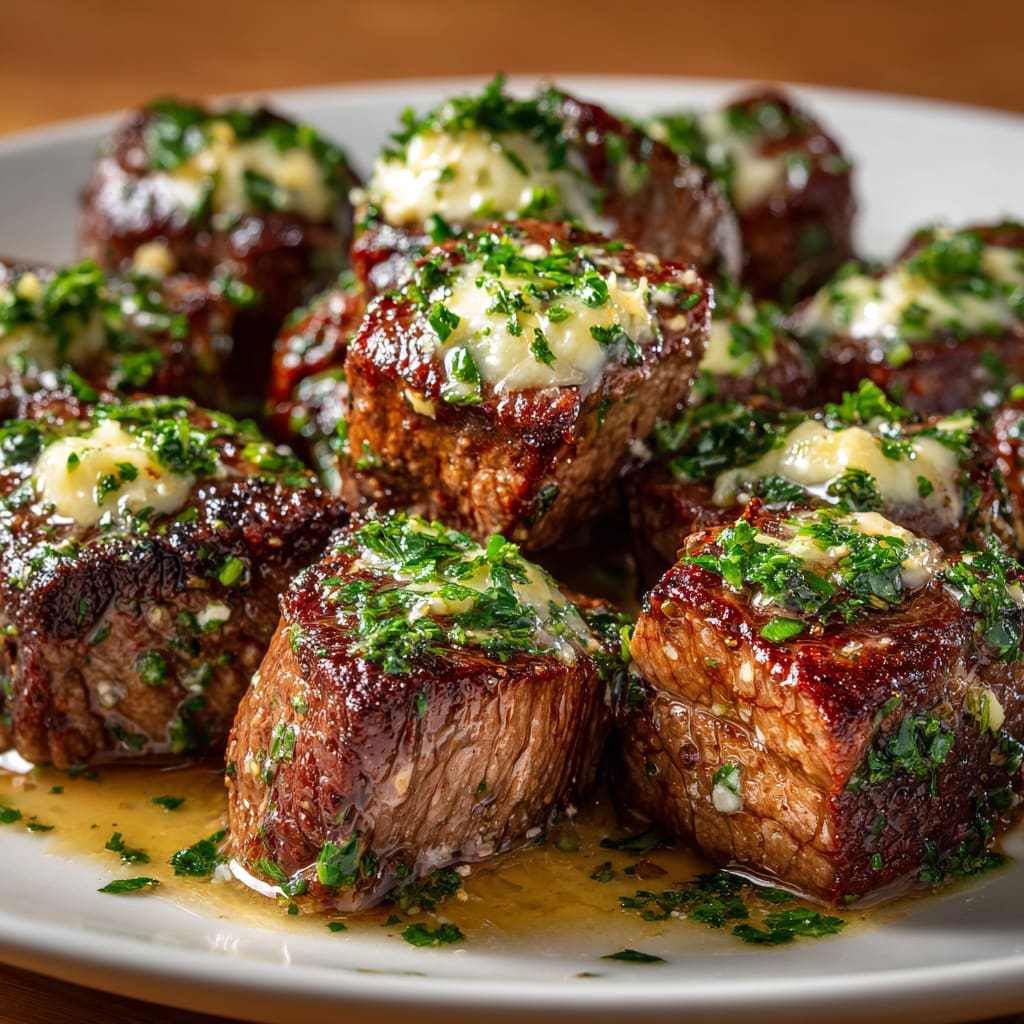 Tender Steak Bites in Garlic Butter