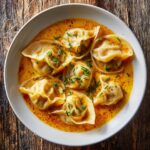 Thai Coconut Curry Dumpling Soup