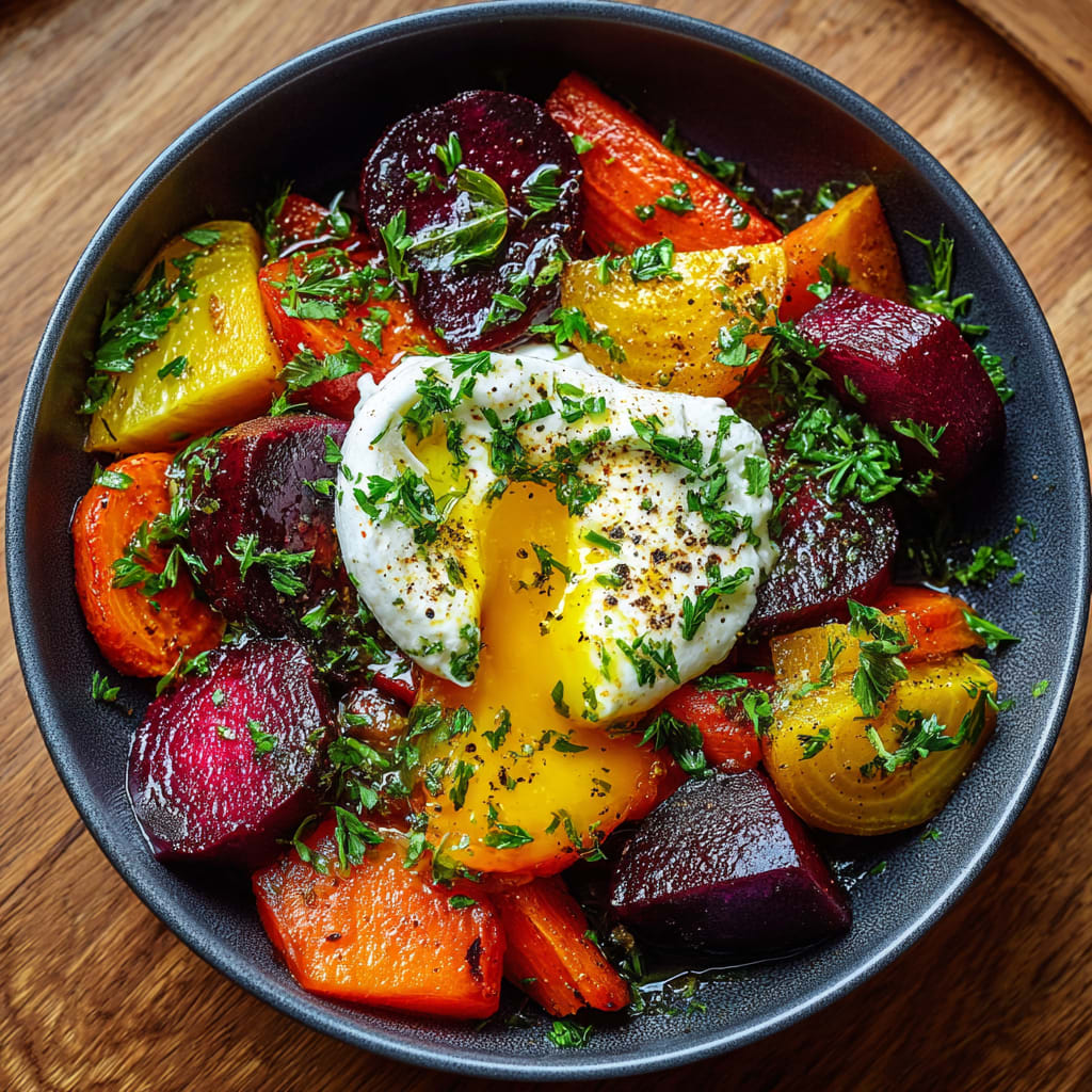 Vibrant Roasted Beets and Carrots
