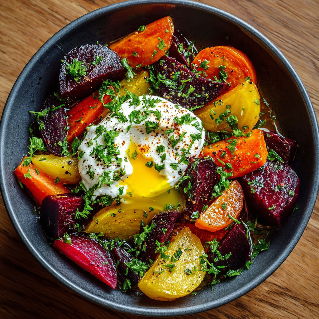 Vibrant Roasted Beets and Carrots