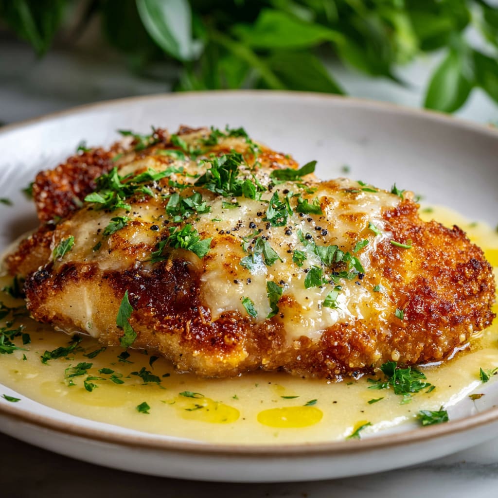 Zesty Lemon Pecorino Crispy Chicken