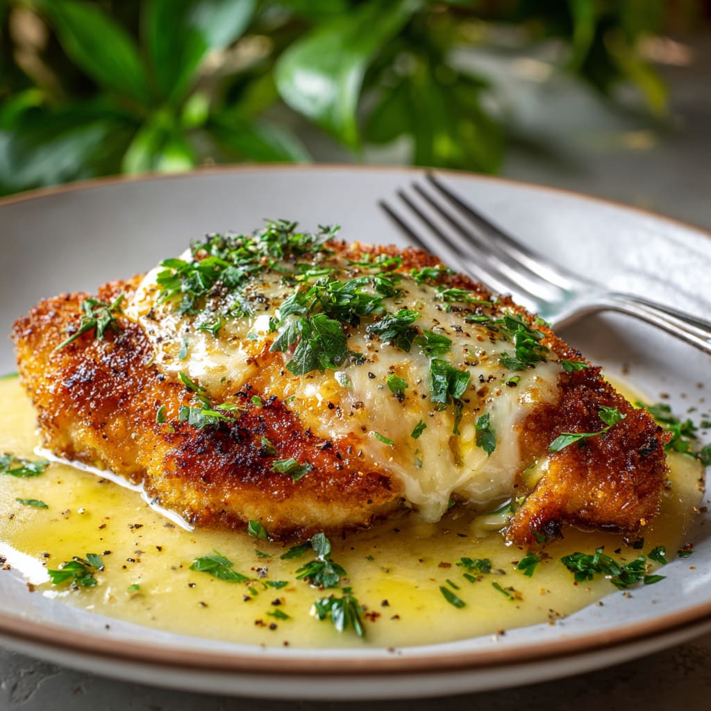 Zesty Lemon Pecorino Crispy Chicken