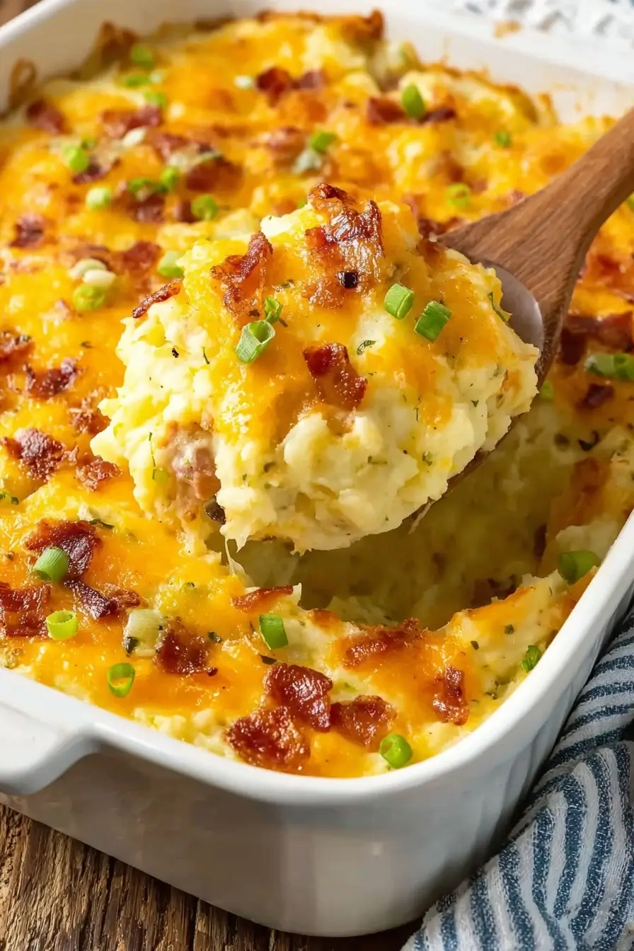 creamy twice baked potato casserole