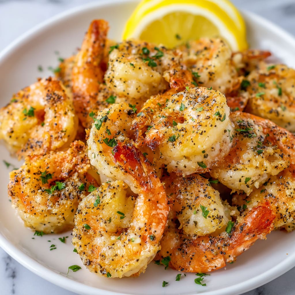 Air Fryer Garlic Parmesan Shrimp