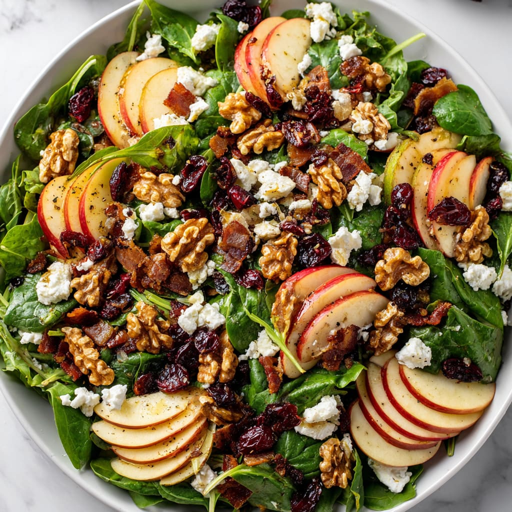 Apple Cranberry Walnut Salad