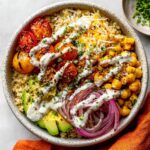 BBQ Ranch Chickpea Quinoa Bowls